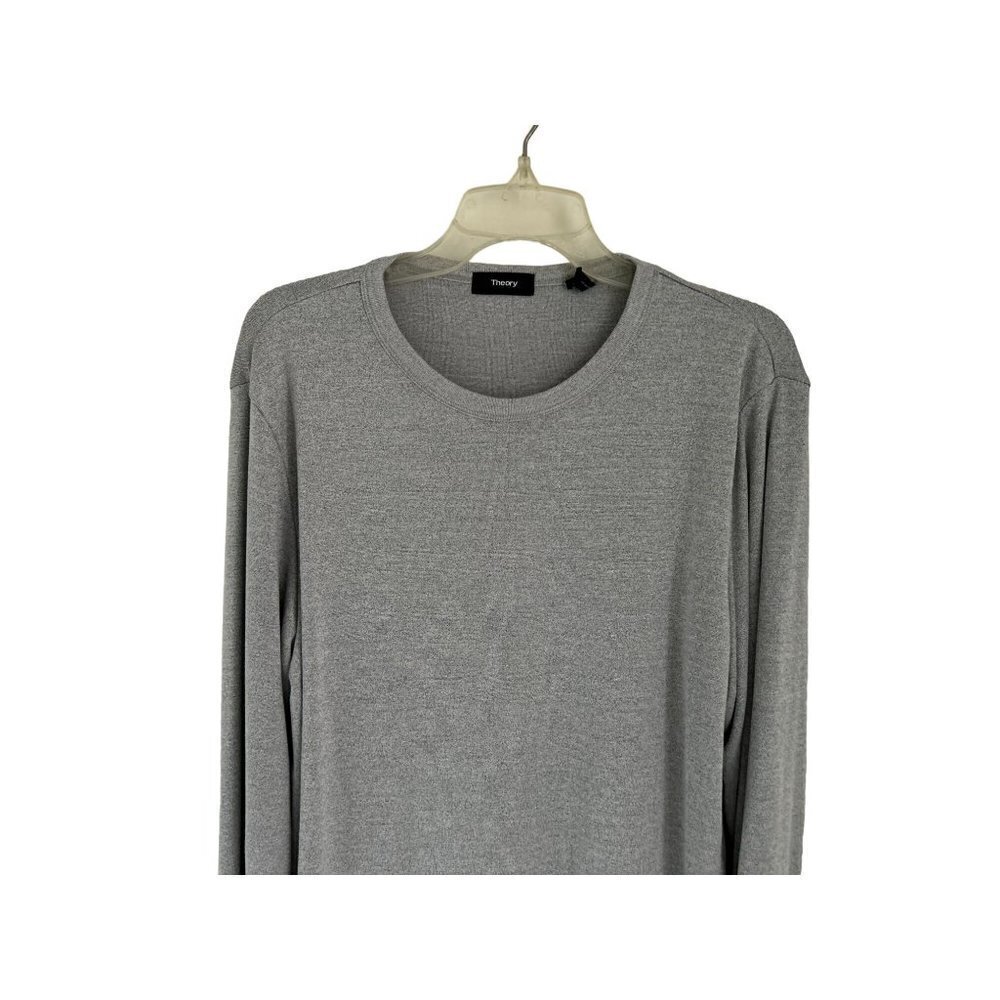 Men's Large Vince Sweatshirt Gray Long Sleeve Cotton Spandex Poly - Picture 10 of 10